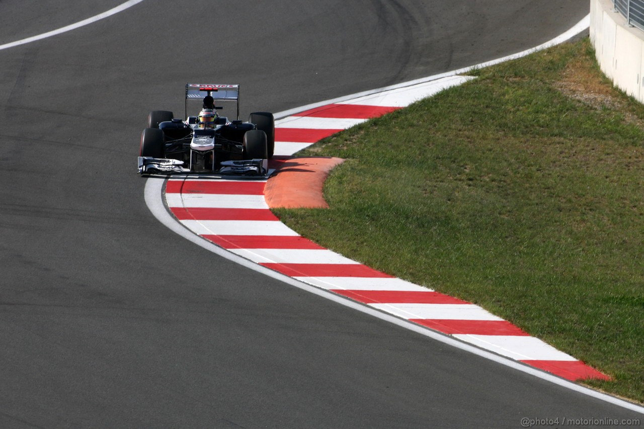 GP COREA, 12.10.2012-  Prove Libere 2, Pastor Maldonado (VEN) Williams F1 Team FW34 