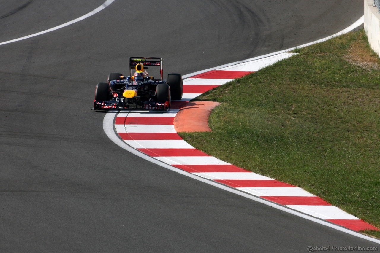GP COREA, 12.10.2012-  Prove Libere 2, Mark Webber (AUS) Red Bull Racing RB8 
