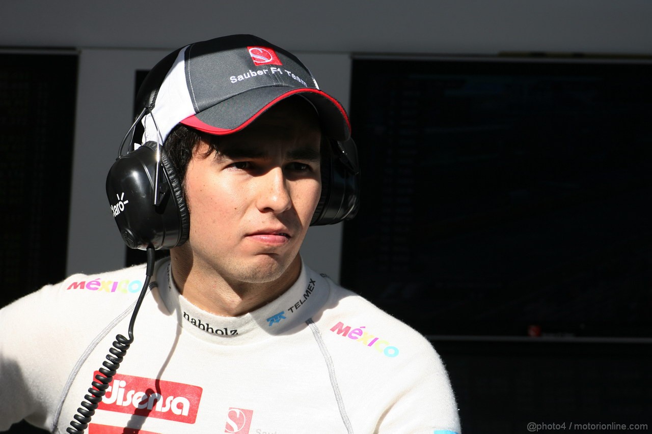 GP COREA, 12.10.2012-  Prove Libere 2, Sergio Prez (MEX) Sauber F1 Team C31
