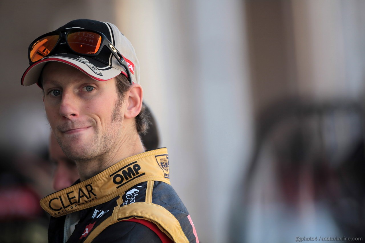 GP COREA, 12.10.2012-  Prove Libere 2, Romain Grosjean (FRA) Lotus F1 Team E20