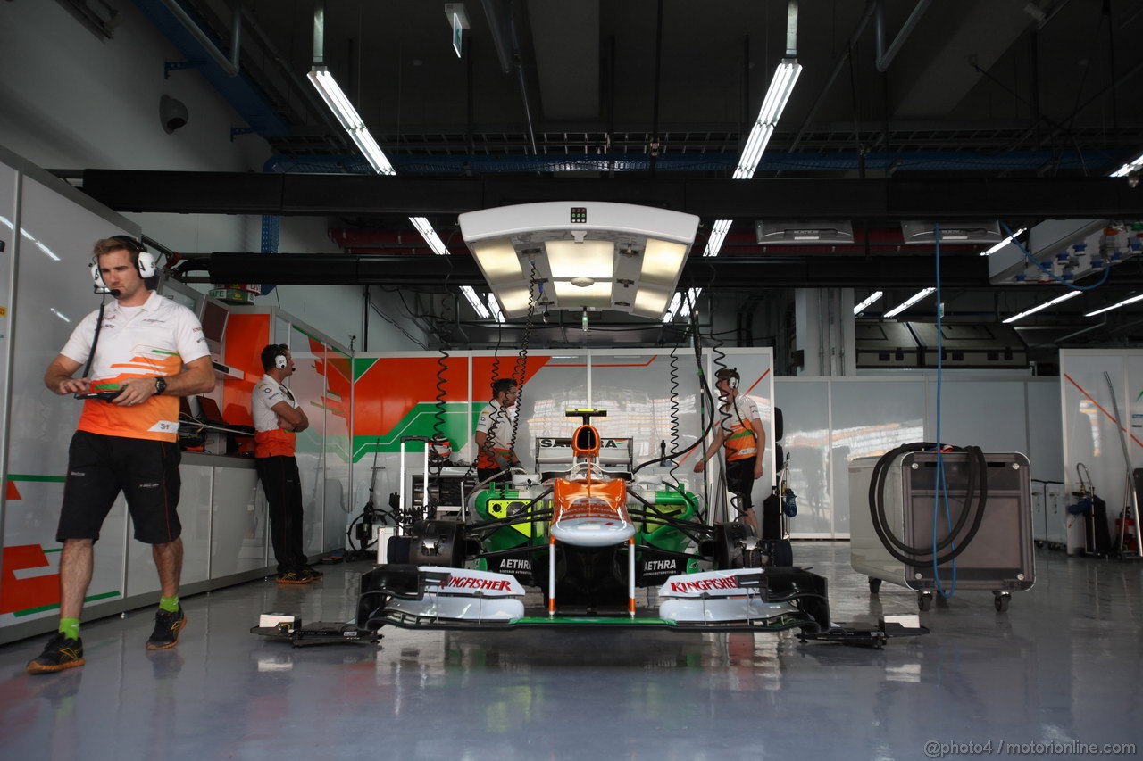 GP COREA, 12.10.2012-  Prove Libere 2, Nico Hulkenberg (GER) Sahara Force India F1 Team VJM05 