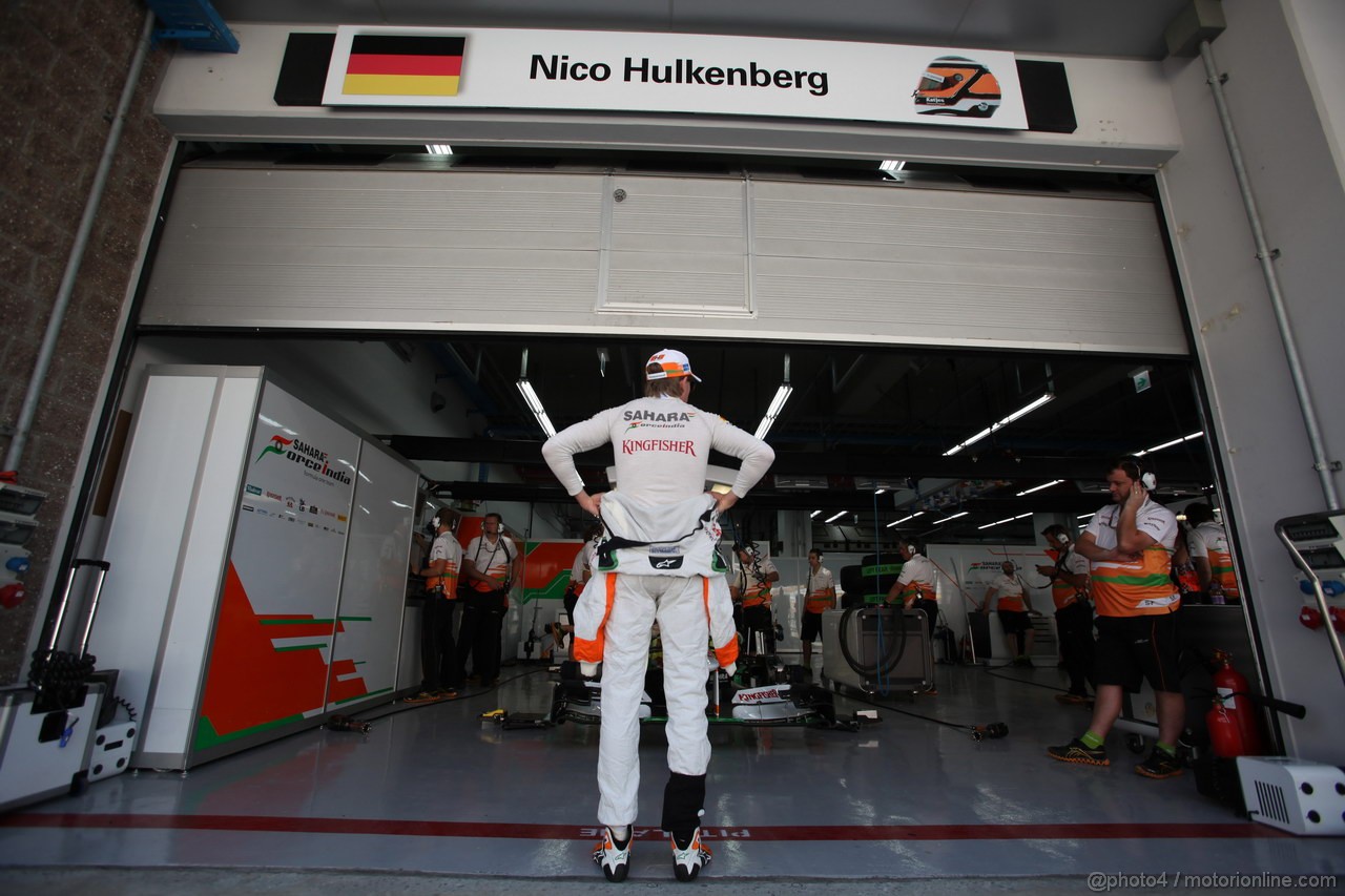 GP COREA, 12.10.2012-  Prove Libere 2, Nico Hulkenberg (GER) Sahara Force India F1 Team VJM05 