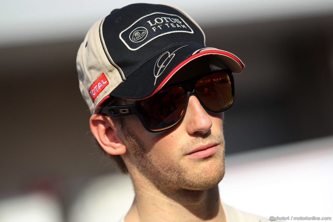 GP COREA, 12.10.2012-  Prove Libere 2, Romain Grosjean (FRA) Lotus F1 Team E20