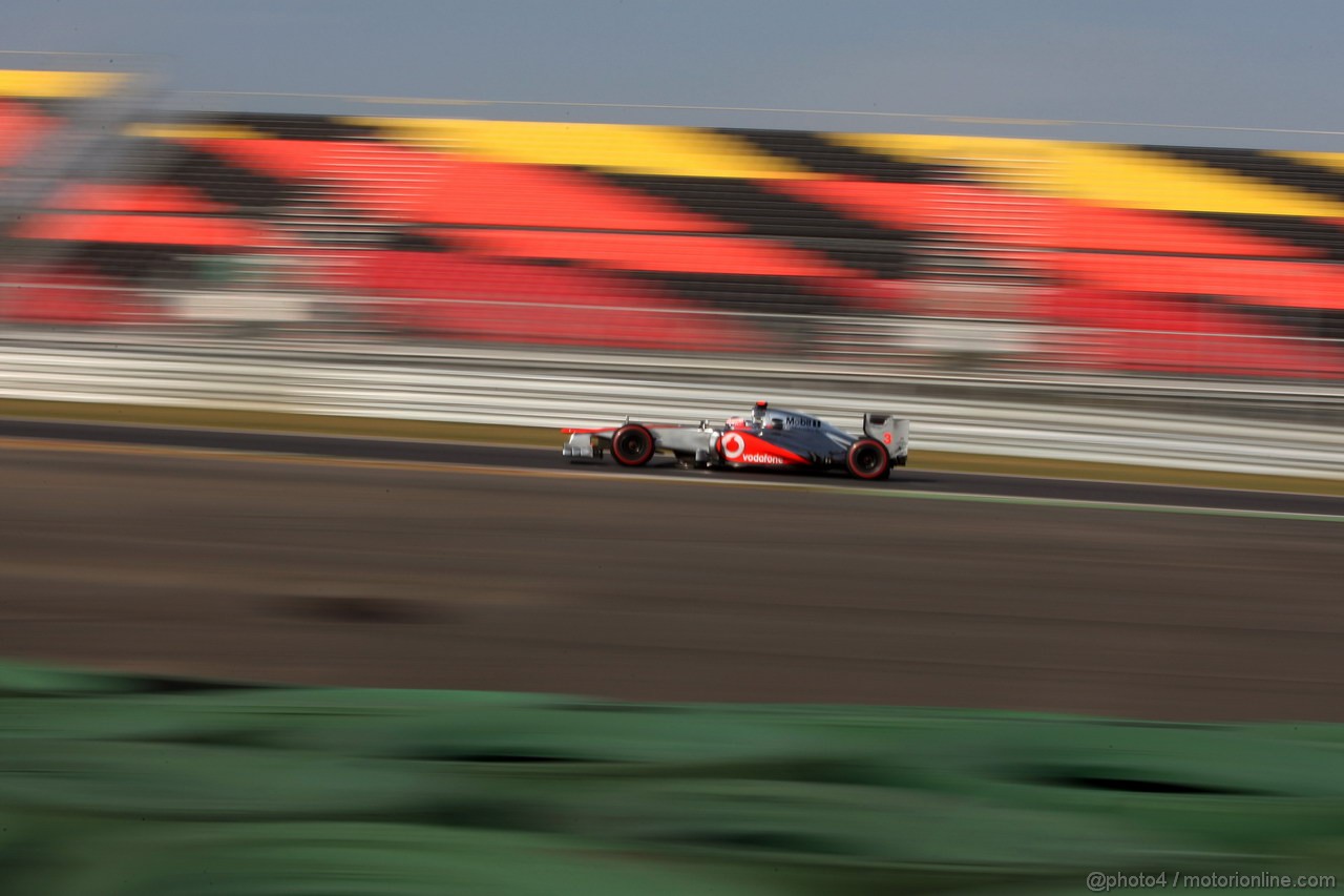 GP COREA, 12.10.2012-  Prove Libere 2, Jenson Button (GBR) McLaren Mercedes MP4-27 