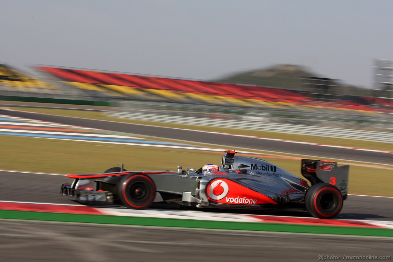 GP COREA, 12.10.2012-  Prove Libere 2, Jenson Button (GBR) McLaren Mercedes MP4-27 