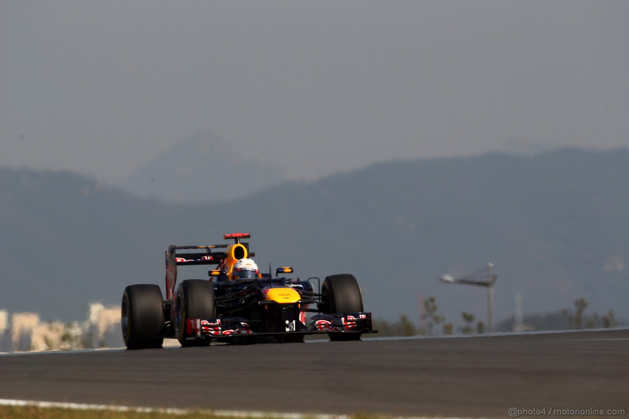 GP COREA, 12.10.2012-  Prove Libere 2, Sebastian Vettel (GER) Red Bull Racing RB8 