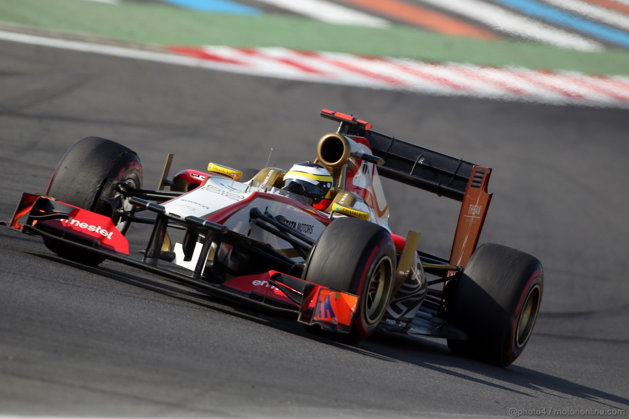 GP COREA, 12.10.2012-  Prove Libere 2, Pedro de la Rosa (ESP) HRT Formula 1 Team F112 