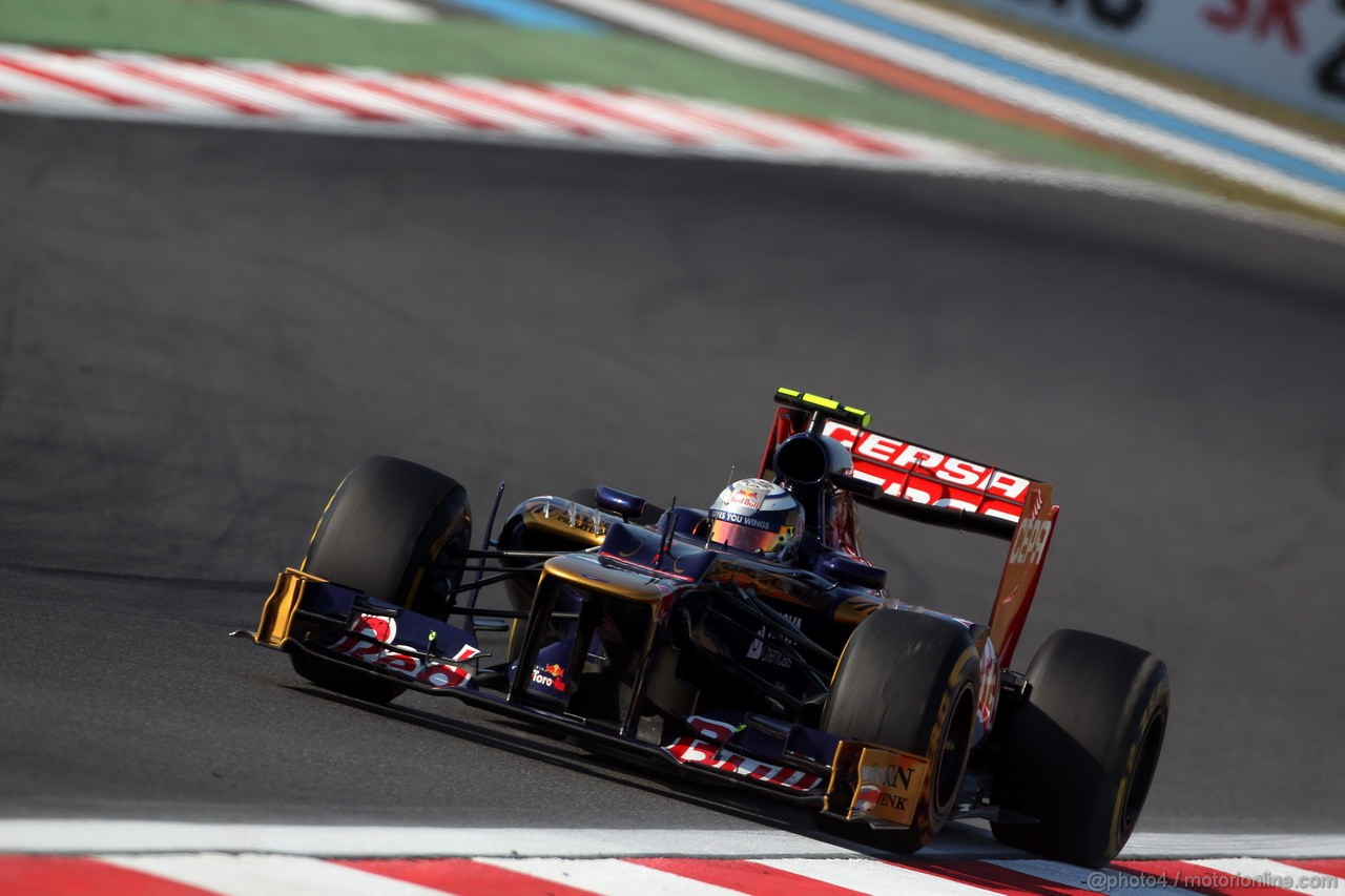 GP COREA, 12.10.2012-  Prove Libere 2, Jean-Eric Vergne (FRA) Scuderia Toro Rosso STR7