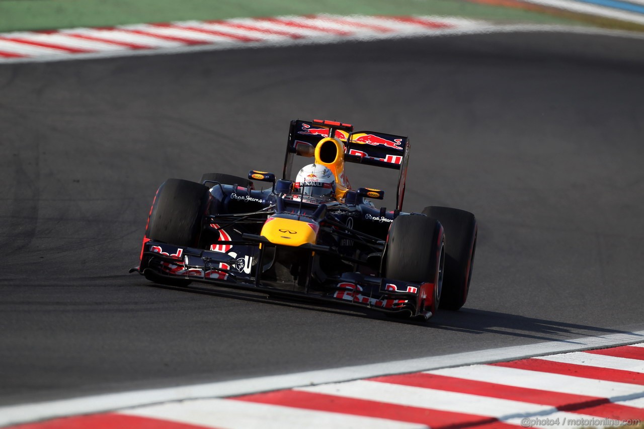 GP COREA, 12.10.2012-  Prove Libere 2, Sebastian Vettel (GER) Red Bull Racing RB8