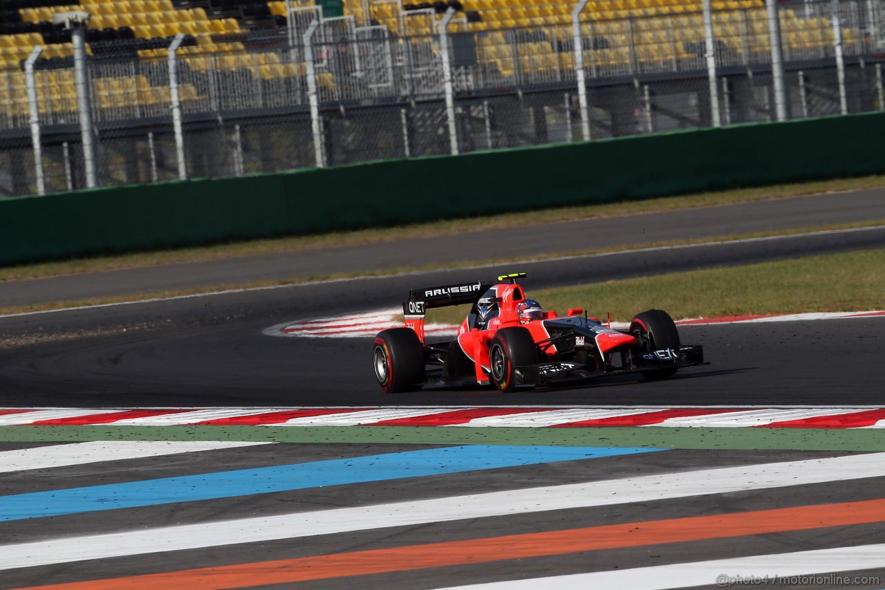GP COREA, 12.10.2012-  Prove Libere 2, Charles Pic (FRA) Marussia F1 Team MR01 
