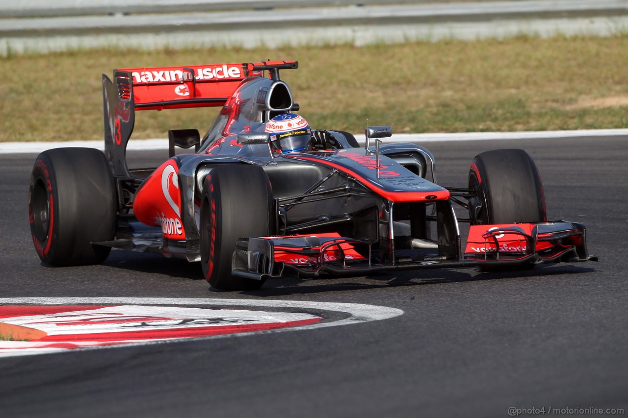 GP COREA, 12.10.2012-  Prove Libere 2, Jenson Button (GBR) McLaren Mercedes MP4-27