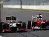 GP COREA, 12.10.2012-  Free Practice 2, Narain Karthikeyan (IND) HRT Formula 1 Team F112 e Fernando Alonso (ESP) Ferrari F2012 