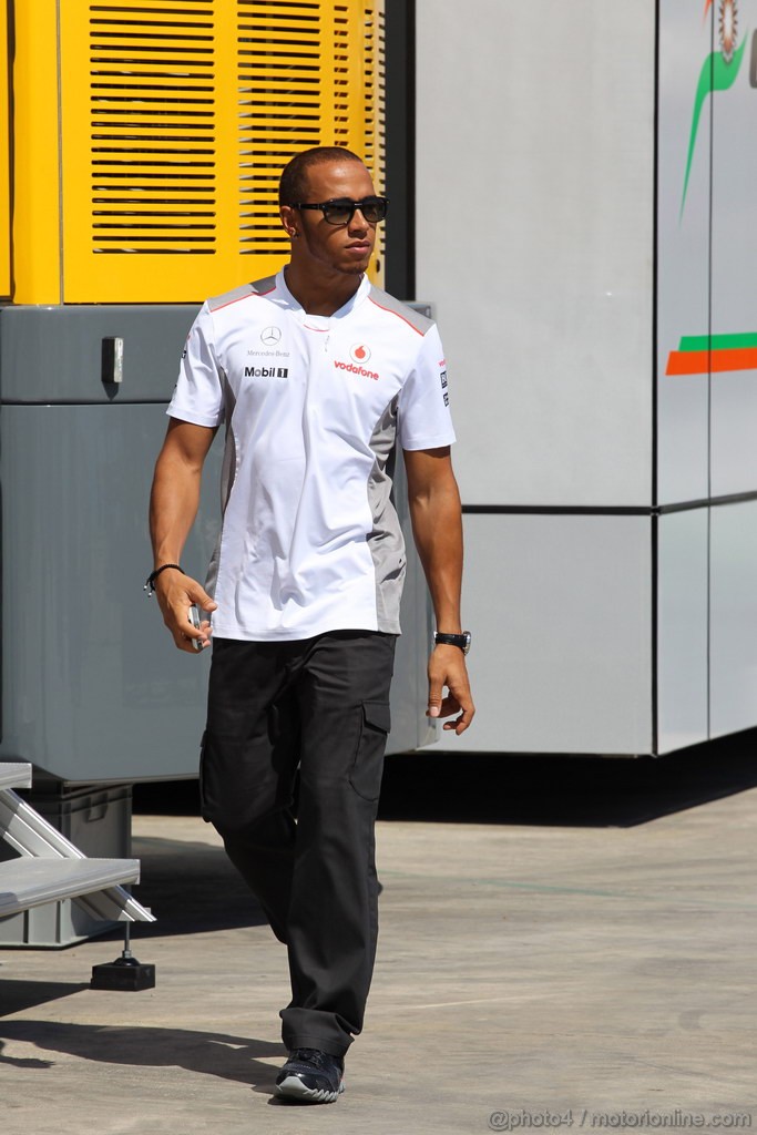 GP EUROPA, 24.06.2012- Lewis Hamilton (GBR) McLaren Mercedes MP4-27