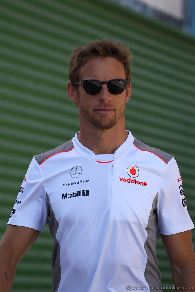 GP EUROPA, 24.06.2012- Jenson Button (GBR) McLaren Mercedes MP4-27 