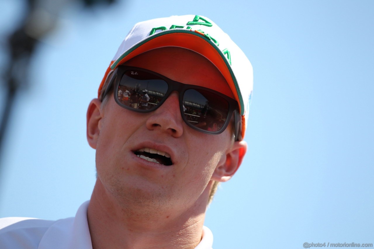 GP EUROPA, 24.06.2012- Nico Hulkenberg (GER) Sahara Force India F1 Team VJM05 