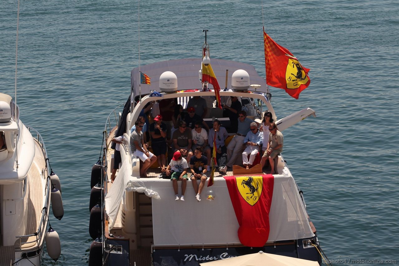 GP EUROPA, 24.06.2012- Gara, Ferrari fans