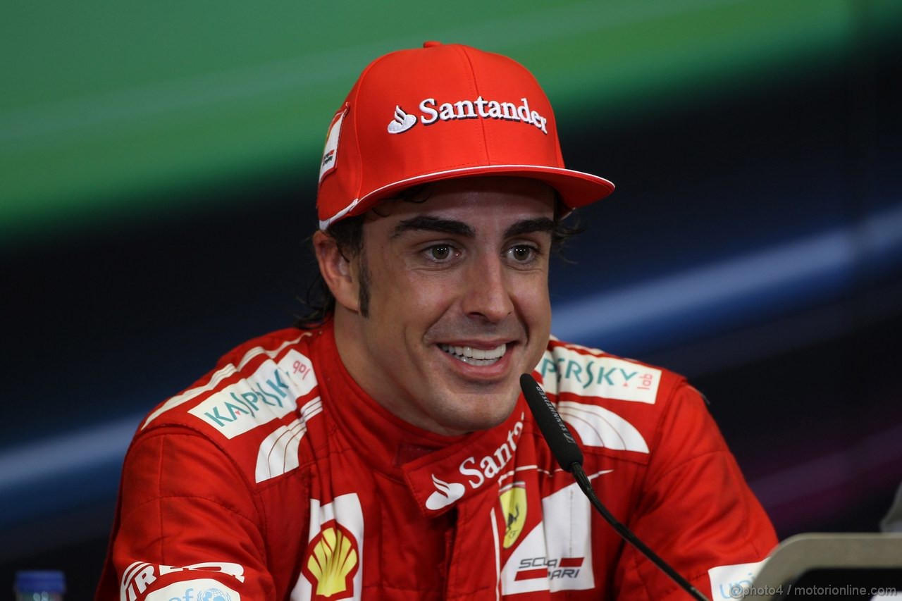 GP EUROPA, 24.06.2012- Gara, Fernando Alonso (ESP) Ferrari F2012 