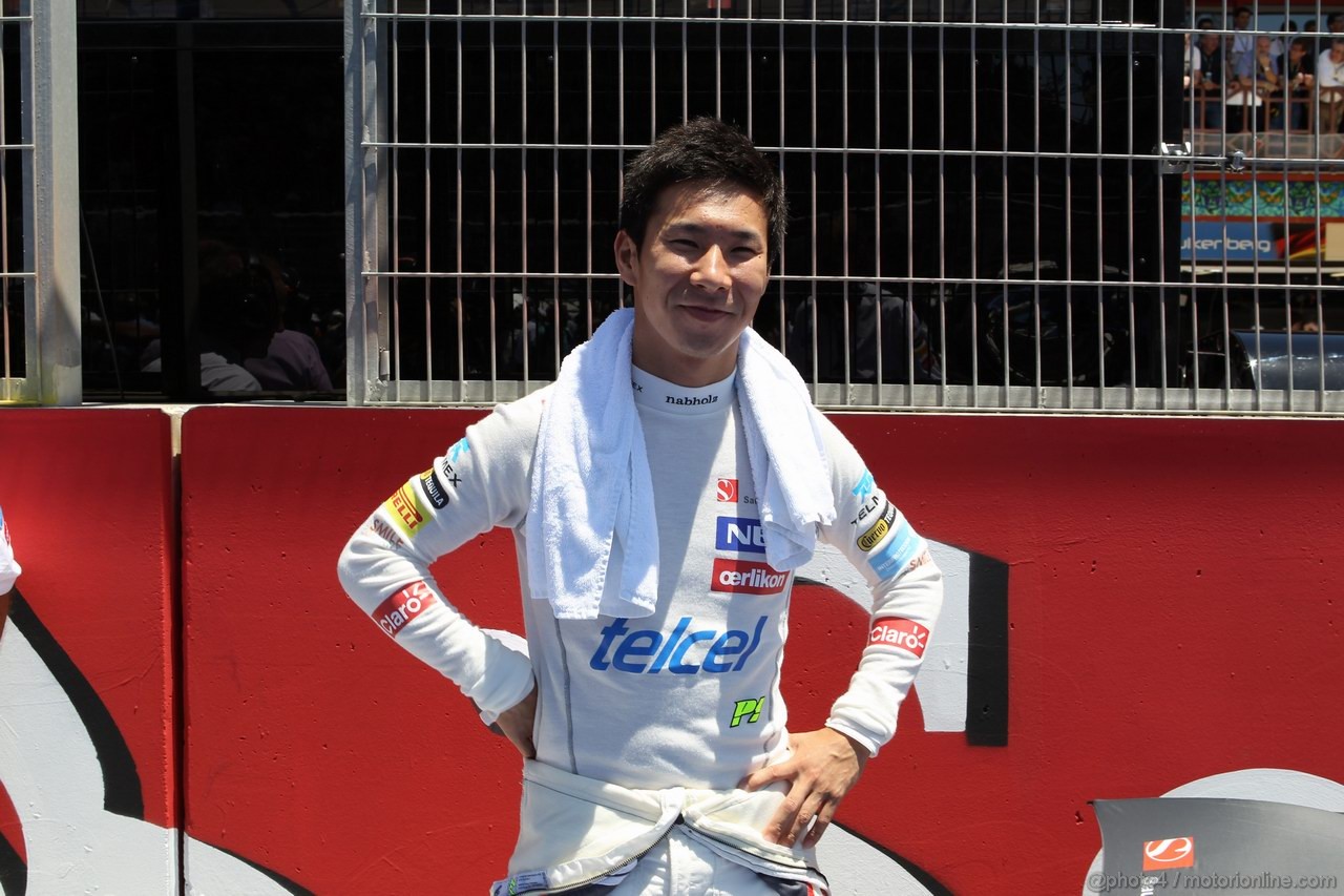 GP EUROPA, 24.06.2012- Gara, Kamui Kobayashi (JAP) Sauber F1 Team C31 