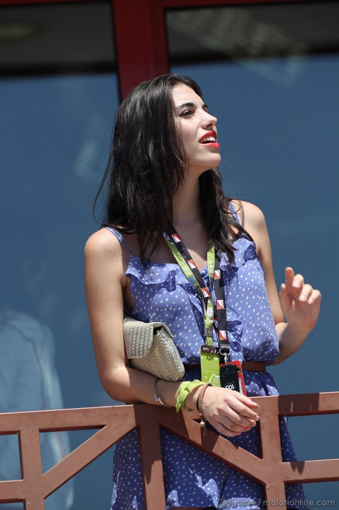 GP EUROPA, 24.06.2012- Gara, Ragazza in the paddock 