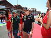 GP EUROPA, 24.06.2012- Heikki Kovalainen (FIN) Caterham F1 Team CT01 e Kimi Raikkonen (FIN) Lotus F1 Team E20 