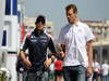GP EUROPA, 24.06.2012- Pastor Maldonado (VEN) Williams F1 Team FW34 e Alexander Wurz (AUT)