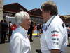GP EUROPA, 24.06.2012- Gara, Bernie Ecclestone (GBR), President e CEO of Formula One Management  e Norbert Haug (GER), Mercedes Motorsport chief  
