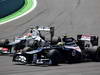 GP EUROPA, 24.06.2012- Gara, Bruno Senna (BRA) Williams F1 Team FW34 e Sergio Prez (MEX) Sauber F1 Team C31 