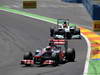 GP EUROPA, 24.06.2012- Gara, Jenson Button (GBR) McLaren Mercedes MP4-27 davanti a Michael Schumacher (GER) Mercedes AMG F1 W03 