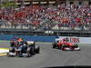 GP EUROPA, 24.06.2012- Gara, Bruno Senna (BRA) Williams F1 Team FW34 e Felipe Massa (BRA) Ferrari F2012 