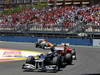GP EUROPA, 24.06.2012- Gara, Pastor Maldonado (VEN) Williams F1 Team FW34 davanti a Felipe Massa (BRA) Ferrari F2012 