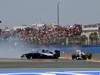 GP EUROPA, 24.06.2012- Gara, Crash, Bruno Senna (BRA) Williams F1 Team FW34 e Kamui Kobayashi (JAP) Sauber F1 Team C31 