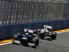 GP EUROPA, 24.06.2012- Gara, Bruno Senna (BRA) Williams F1 Team FW34 e Kamui Kobayashi (JAP) Sauber F1 Team C31 