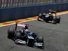 GP EUROPA, 24.06.2012- Gara, Pastor Maldonado (VEN) Williams F1 Team FW34 e Kimi Raikkonen (FIN) Lotus F1 Team E20 