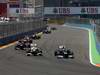 GP EUROPA, 24.06.2012- Gara, Kamui Kobayashi (JAP) Sauber F1 Team C31 e Bruno Senna (BRA) Williams F1 Team FW34 