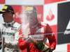 GP EUROPA, 24.06.2012- Gara, Fernando Alonso (ESP) Ferrari F2012 vincitore e terzo Michael Schumacher (GER) Mercedes AMG F1 W03 