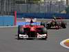 GP EUROPA, 24.06.2012- Gara, Fernando Alonso (ESP) Ferrari F2012 e Romain Grosjean (FRA) Lotus F1 Team E20 