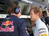 GP EUROPA, 24.06.2012- Gara, Sebastian Vettel (GER) Red Bull Racing RB8 retires from the race with Christian Horner (GBR), Red Bull Racing, Sporting Director 