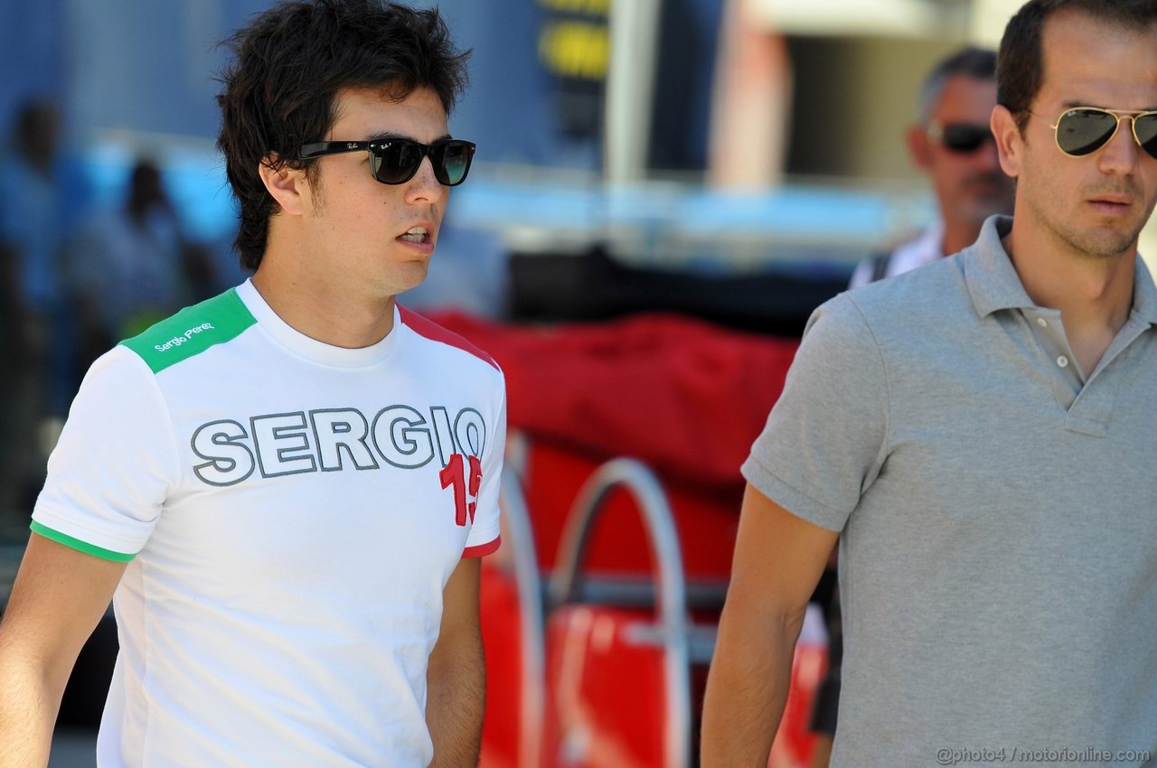 GP EUROPA, 21.06.2012- Sergio Pérez (MEX) Sauber F1 Team C31