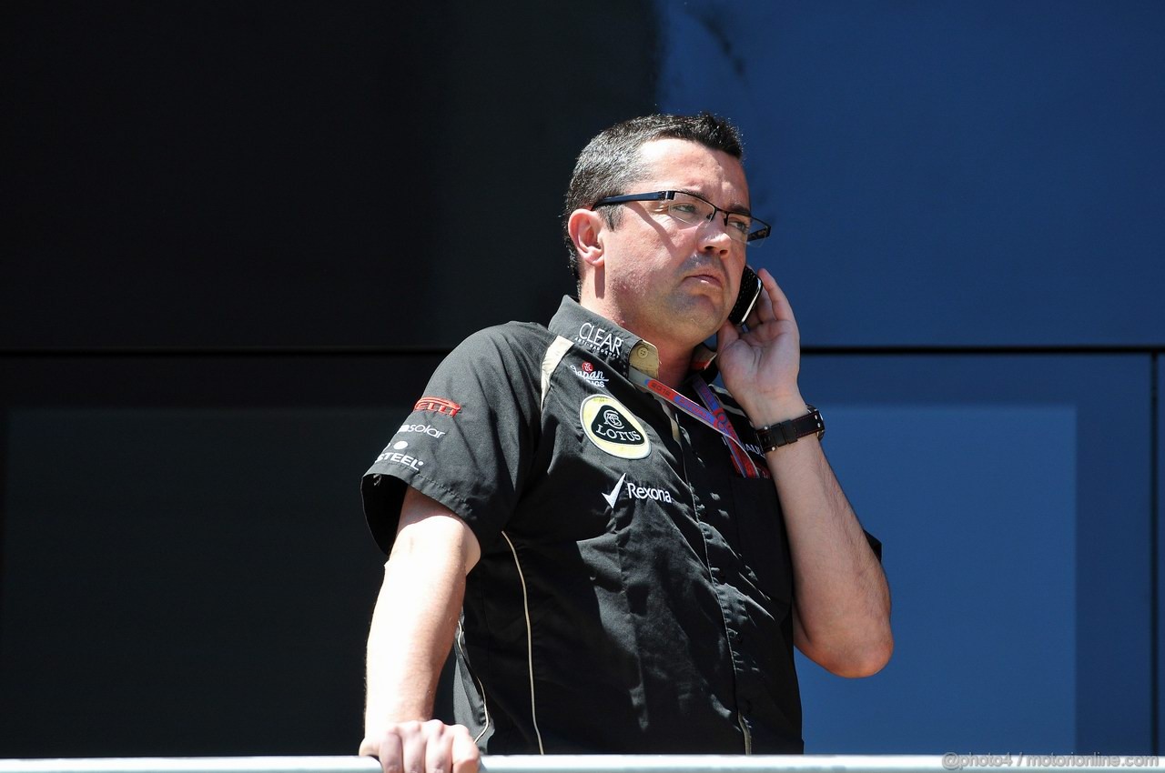 GP EUROPA, 21.06.2012- Eric Boullier (FRA), Team Manager, Lotus F1 Team 