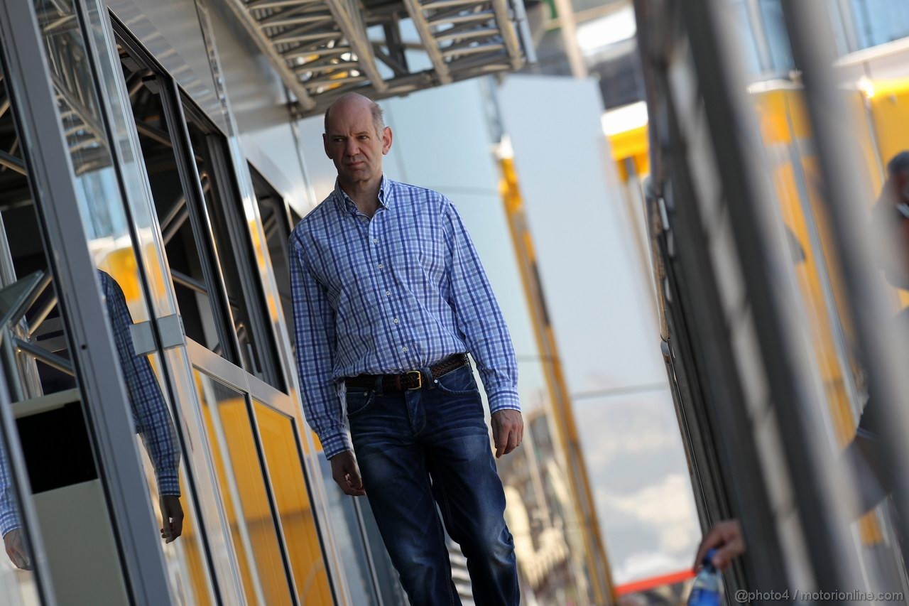 GP EUROPA, 21.06.2012- Adrian Newey (GBR), Red Bull Racing , Technical Operations Director 