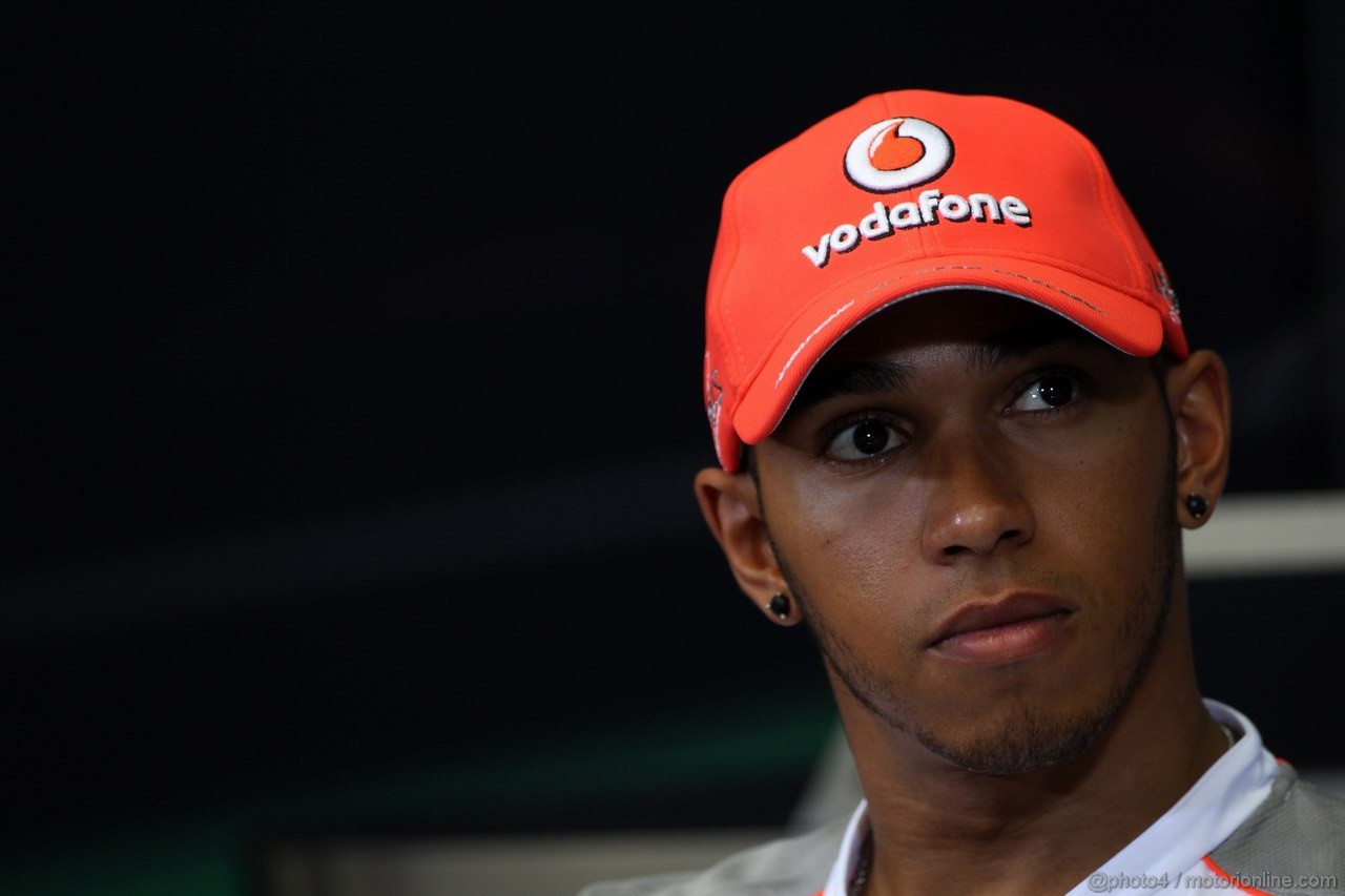 GP EUROPA, 21.06.2012- Conferenza Stampa, Lewis Hamilton (GBR) McLaren Mercedes MP4-27 