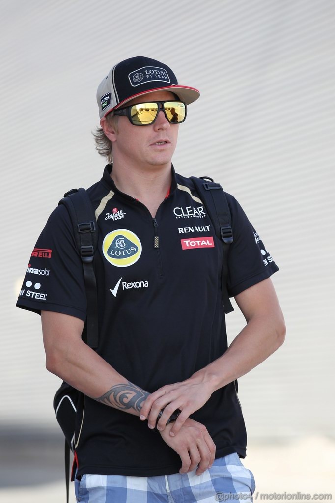 GP EUROPA, 23.06.2012- Kimi Raikkonen (FIN) Lotus F1 Team E20 