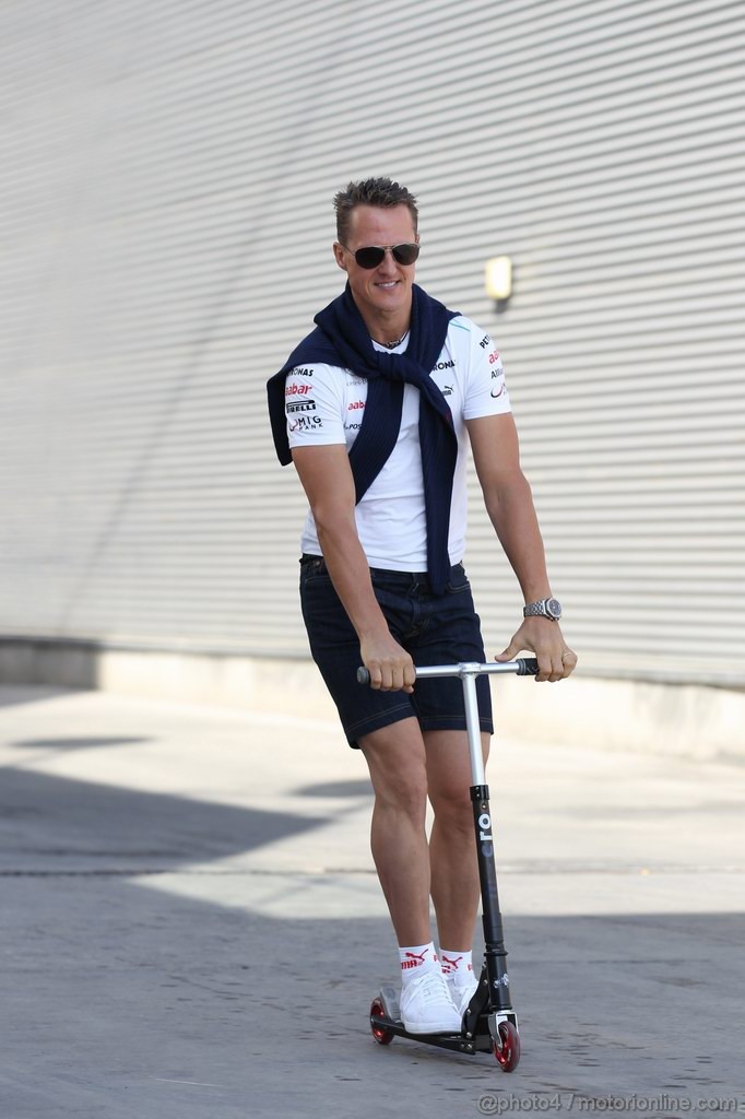 GP EUROPA, 23.06.2012- Michael Schumacher (GER) Mercedes AMG F1 W03 