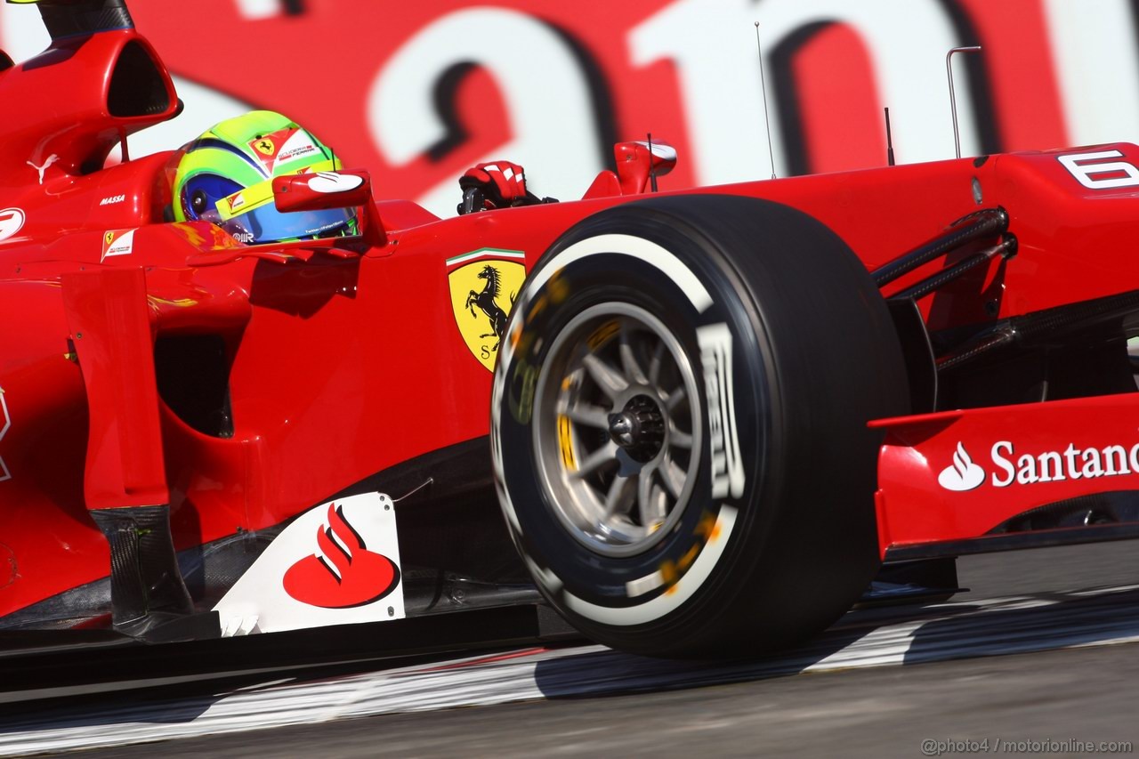 GP EUROPA, 23.06.2012- Prove Libere 3, Felipe Massa (BRA) Ferrari F2012 