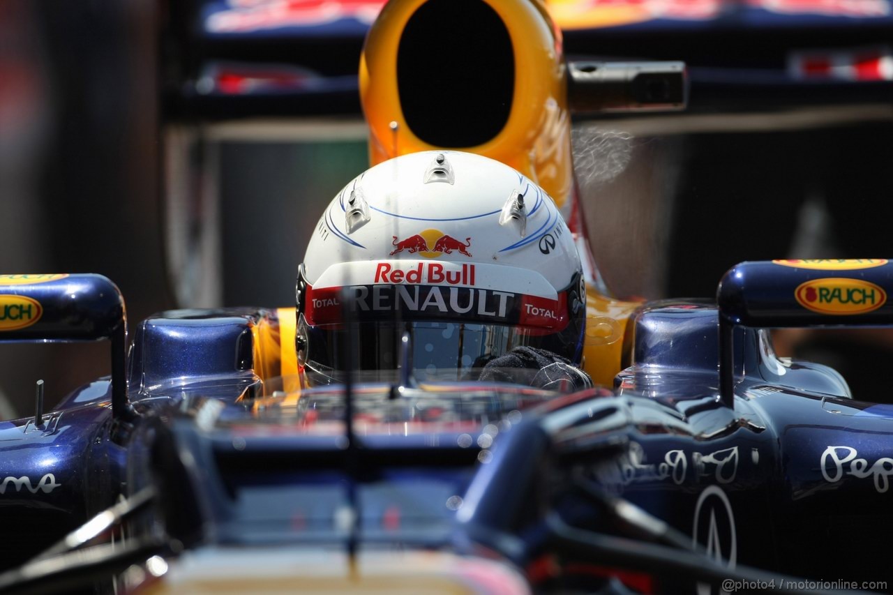 GP EUROPA, 23.06.2012- Prove Libere 3, Sebastian Vettel (GER) Red Bull Racing RB8 