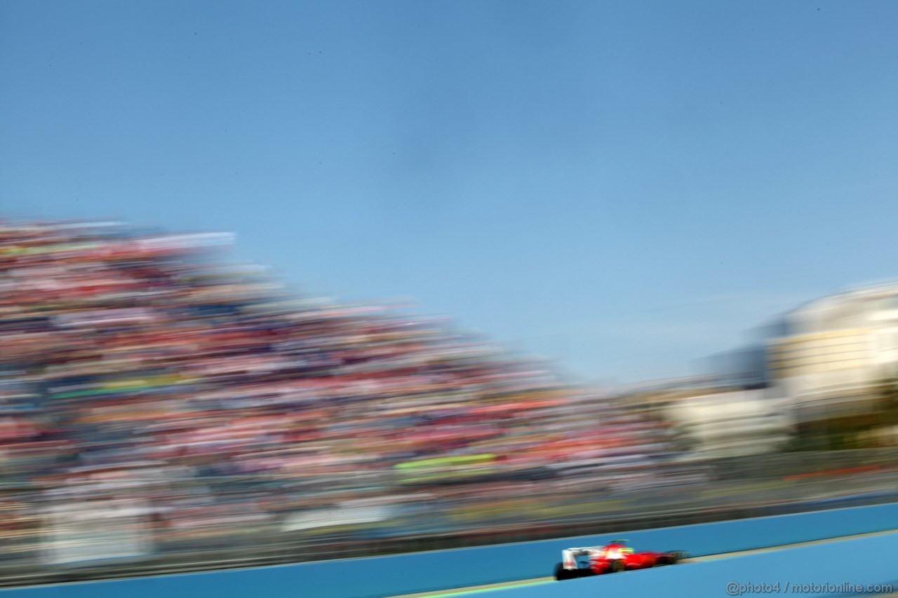 GP EUROPA, 23.06.2012- Prove Libere 3, Felipe Massa (BRA) Ferrari F2012 