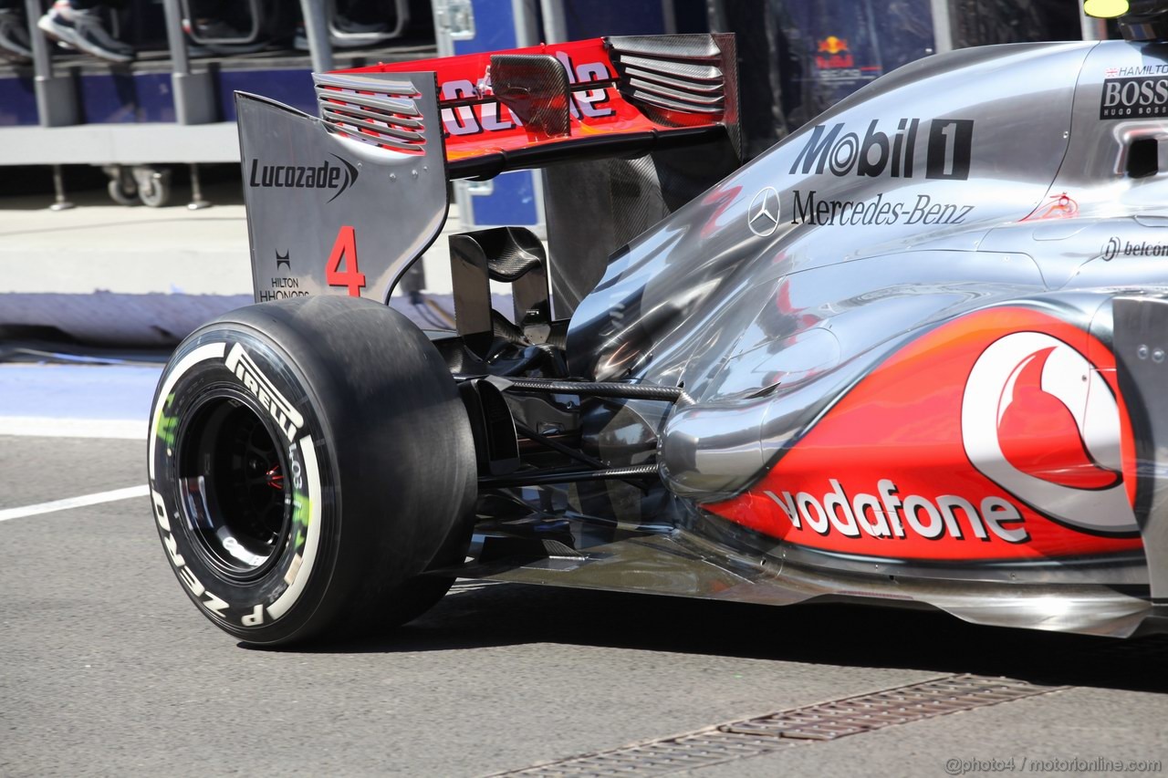 GP EUROPA, 23.06.2012- Prove Libere 3, Lewis Hamilton (GBR) McLaren Mercedes MP4-27 