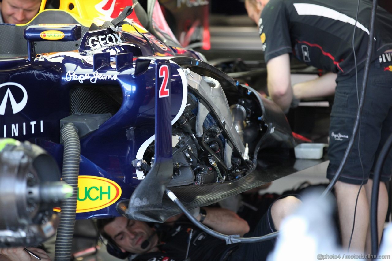 GP EUROPA, 23.06.2012- Prove Libere 3, Mark Webber (AUS) Red Bull Racing RB8 