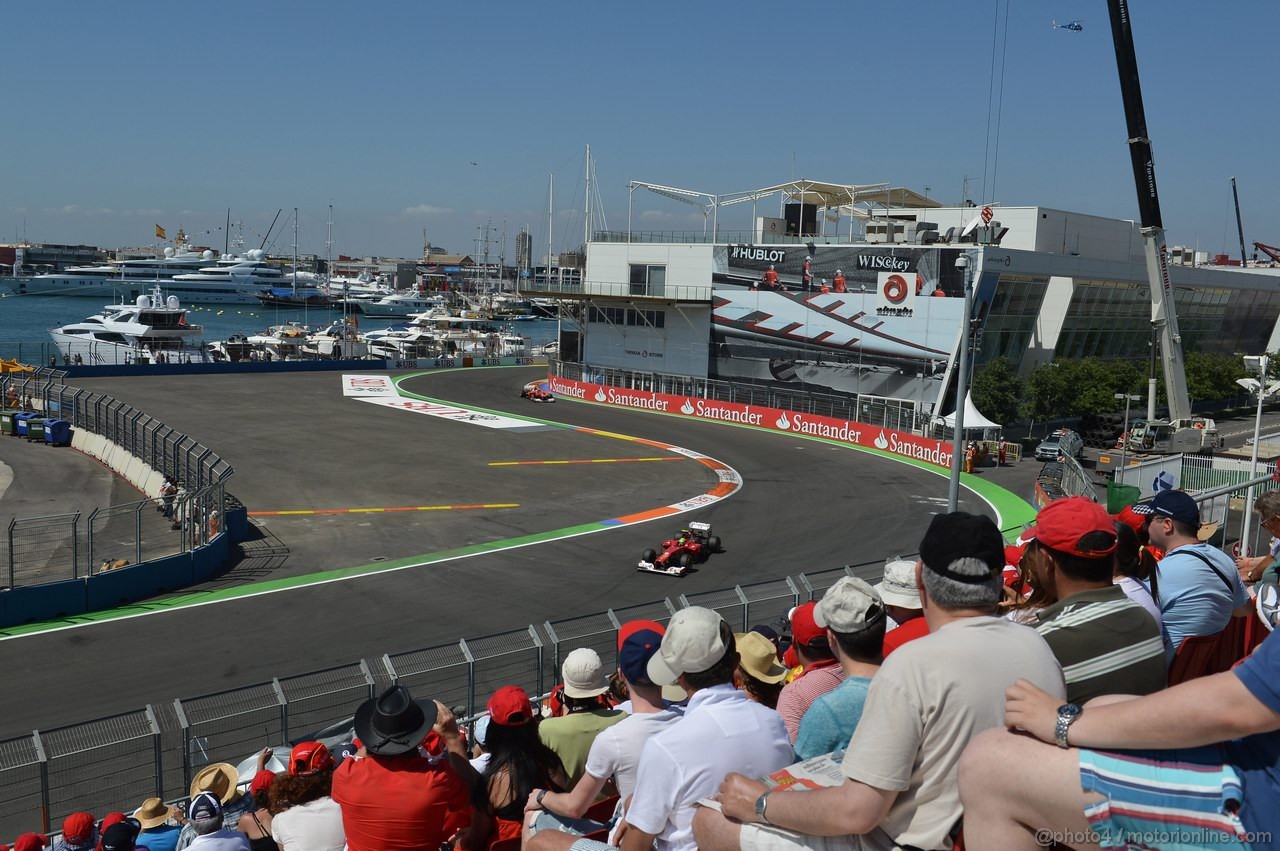 GP EUROPA, 23.06.2012- Prove Libere 3, Felipe Massa (BRA) Ferrari F2012 