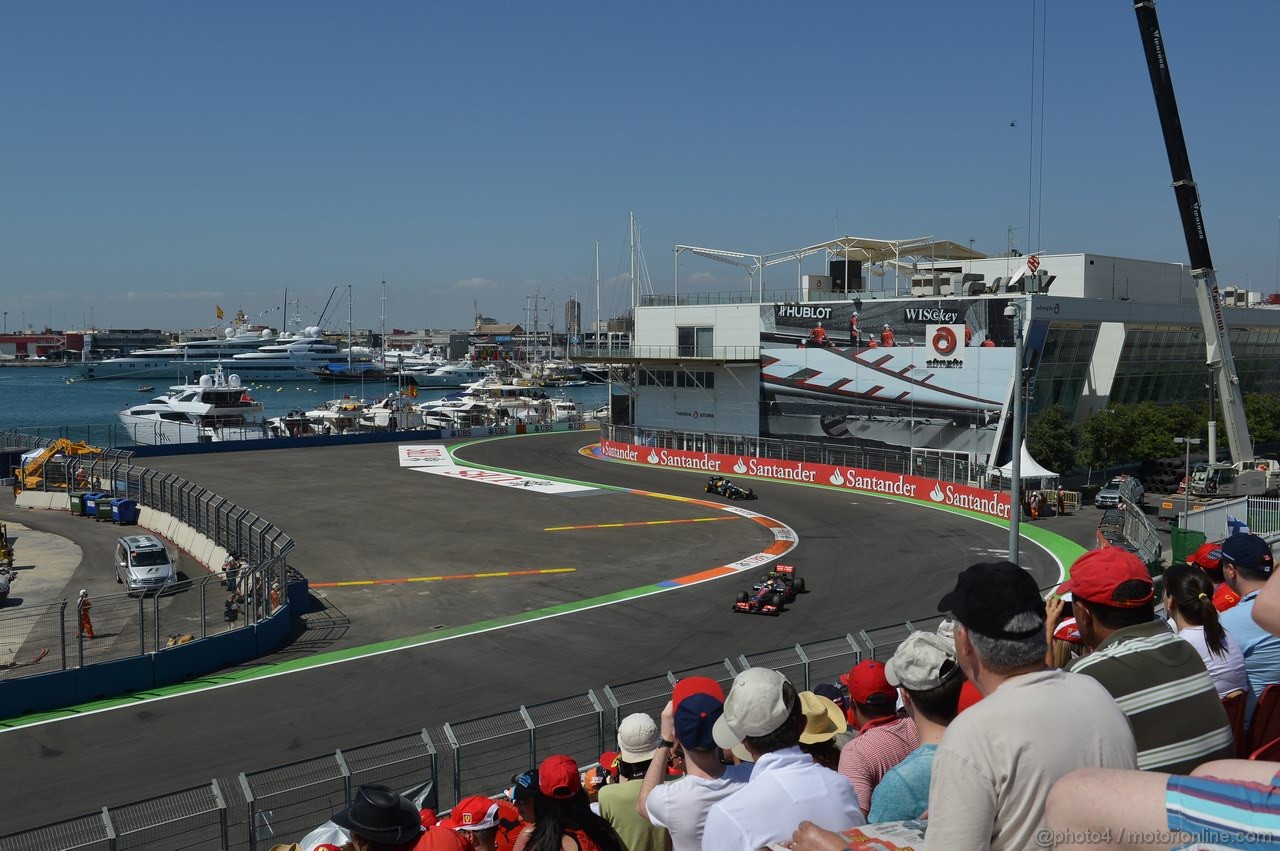GP EUROPA, 23.06.2012- Prove Libere 3, Lewis Hamilton (GBR) McLaren Mercedes MP4-27 